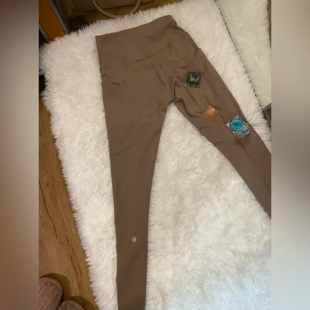 lululemon athletica Tan Straight Leg Pants
